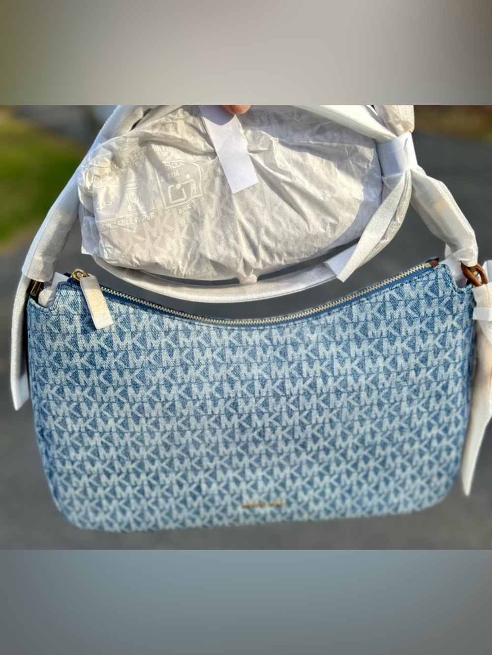 Michael Kors Blue Denim Nolita - Picture 7 of 15